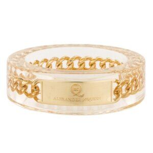 Alexander McQueen Lucite Chain Bangle Bracelet